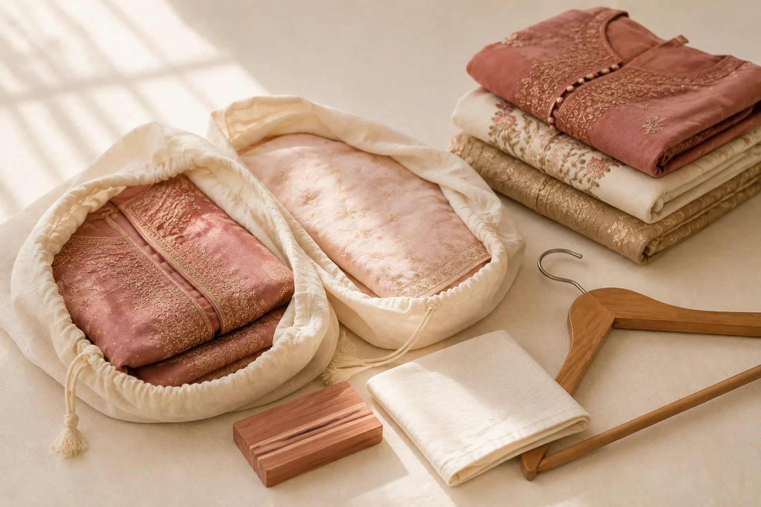 Looking after your ethnic wear: washing, storing, ironing