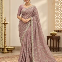 Elegant Festive Saree - model front
